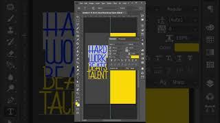 Magic Text Trick Photoshop Tutorial #shorts  #adobephotoshop #grafixmentor