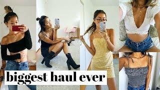 A HUGE AFFORDABLE CLOTHING HAUL | rachspeed