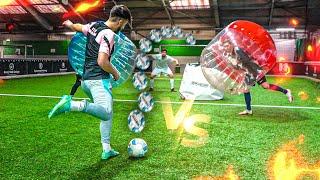 EXTREME 2 VS 2 BUBBLE FUßBALL CHALLENGE! *Brutal*