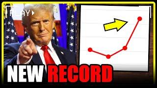 ALL TIME HIGH for President Trump.