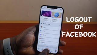 How to Log out of Facebook Account