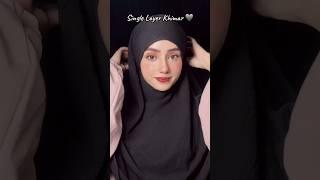 Effortless Elegance : How To Style Single Layer Khimar Quick & Easy - Areeba Tahir  #khimar#tutorial