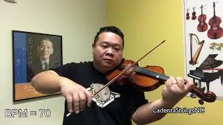 Concerto No. 5 in D Major, 1st Movement | Slow Practice | Suzuki Violin Book 4