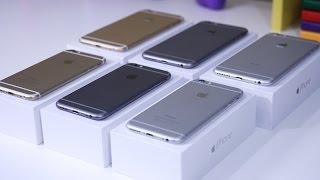 Ultimate iPhone 6 vs iPhone 6 Plus Unboxing: White (Silver) vs Black (Space Grey) vs Gold!