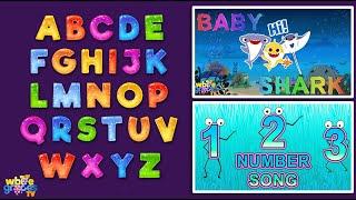 Rhymes Compilation | Baby shark | Phonics song | Number song