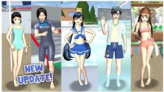 NEW UPDATE! New Swimwear and Hairstyles  Sakura School Simulator Chinese Version