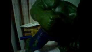 HULK ESCULTURA EN MASILLA EPOXI