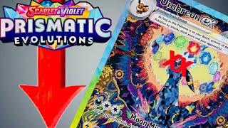 The Fall of Prismatic Evolutions Pokemon Cards