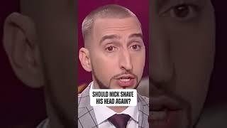 Should Nick shave his head during our week off? ‍️ #haircut #nickwright #bts