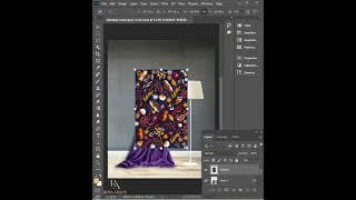 Make towel mockup in adobe photoshop #Photoshop #short Tutorials  #graphicdesign #designtips #art