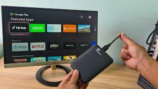 Turn PC/Laptop into Android TV with External Hard Drive