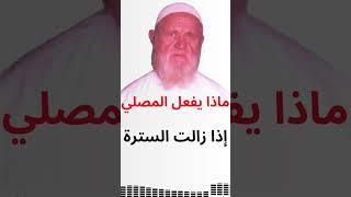 الشيخ الألباني ماذا يفعل المصلي إذا زالت السترة من أمامه