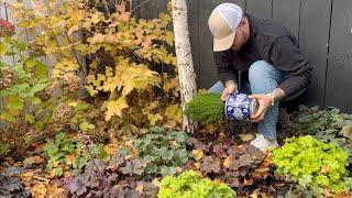 A Bit Of Planting & Setting up My Christmas Village || Visit Our Garden