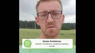 Aktion Stabwechsel - Stefan Rothlehner (Stellv. BBV-Kreisobmann im Lkr. Dingolfing-Landau)