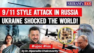 9/11 Style Attack in Russia | Ukraine Massive drone attack shocked the world !!