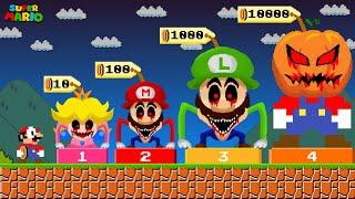 Mario Can Buy All HORROR Mario, Luigi, Wario and Peach   HALLOWEEN Special 2024