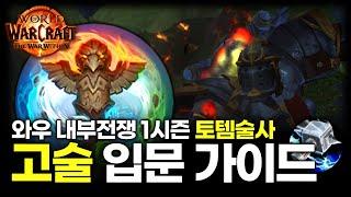 와우 내부전쟁 1시즌 주관적인 토템술사 고술 입문 가이드 [11.0.7패치~]