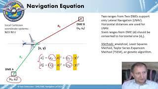 Airplane navigation by pair of DME/DME | RNAV | Performance-Based Navigation