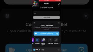 Monkey Telegram Bot Airdrop | Earn 500$ from Airdrops | Telegram Airdrops Connect Wallet with Monkey