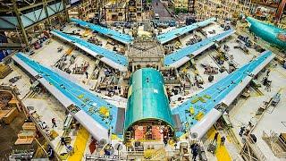 Incredible Airbus building & assembling process. Amazing airplane propeller manufacturing.