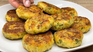 Potatoes with zucchini are tastier than meat! Easy and cheap recipe!