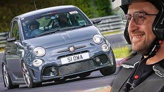 Close Call in BIG TURBO Abarth 595! // Nürburgring