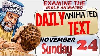 JW DAILY ANIMATED TEXT  FORGIVE AS JEHOVAH DOES.    EXAMINE THE BIBLE ANIMATED