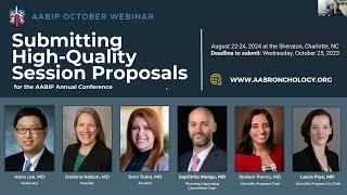 AABIP Webinar: Submitting High-Quality Session Proposals