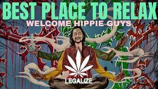 Relax place for hippie guys