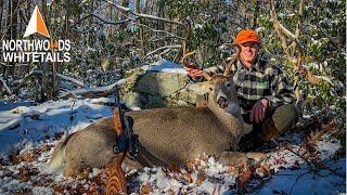 Perfect Tracking Conditions | BUCK GRUNTS SHOTS FIRED! #whitetails