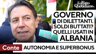 Conte vs Meloni: "Superbonus spreco di soldi? Lei lo ha prorogato. Vogliamo parlare dell'Albania?"