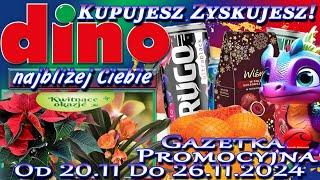 Dino | Nowa Gazetka Promocyjna Od Środy 20.11.2024 | Blisko Ciebie – Kupujesz Zyskujesz