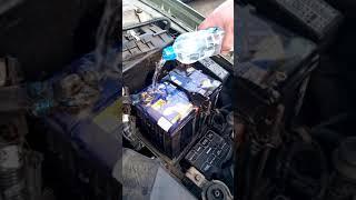 How to clean corrosion off of a car battery