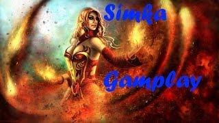 Dota 2 - Simka Gameplay on Lina