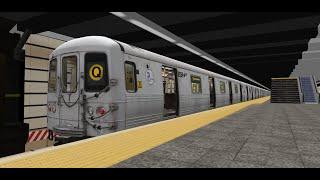 openbve: Q train R46...  96 street to coney island-stillwell avenue