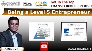 Being a Level 5 Entrepreneur - Masterclass