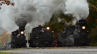 [4K] Cass Scenic Railroad Journey to Bald Knob