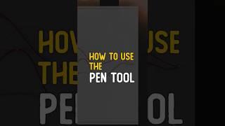 How to Use the Pen Tool Like a Pro in Illustrator in 1 Minute #adobeillustrator