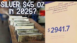 Silver Breaks Out Over Gold, LBMA $45 oz by Next Year?