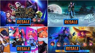 RESALE EVENT - ASPIRANTS, LING COLLECTOR, STARWARS, LESLEY LEGEND & SELENA VIRUS IN MOBILE LEGENDS