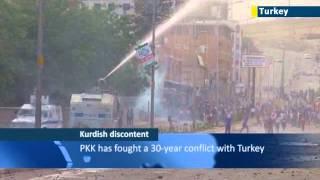 Clashes after "PKK guerrilla" funeral ceremony