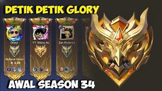 Detik Detik Mythic Glory Season 34! Ketemu Full Team PERTALEGENDS Esports!