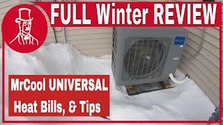 Winter Performance Review after Mr Cool Universal Heat Pump install: heating cost & tips