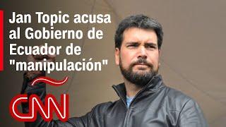 Jan Topic dice que la inhabilitación de su candidatura es "una ridiculez"