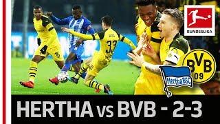 Hertha Berlin vs. Borussia Dortmund I 2-3 I Reus' Last-Minute Goal Secures BVB Comeback