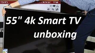 55  inch LG 55UH6507 4K Smart TV Unboxing   first look & test