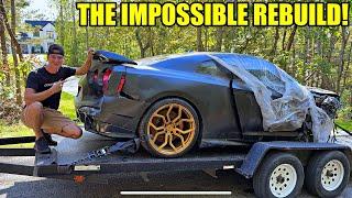 Rebuilding A Wrecked 2024 Nissan GTR In My Driveway