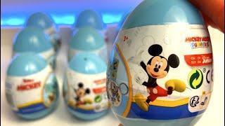 Blue Mickey Mouse Surprise Eggs Unboxing