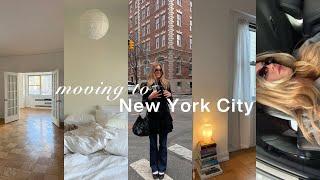 moving to NYC alone | empty apartment tour & getting settled