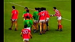 SHOCKING: COLM O'ROURKE INJURED AFTER NIALL CAHALANE SENT HIM FLYING INTO ADVERTISING HOARDING